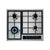 AEG HGB64420YM 60cm Gas Hob - St/Steel - Unbeatable Bathrooms