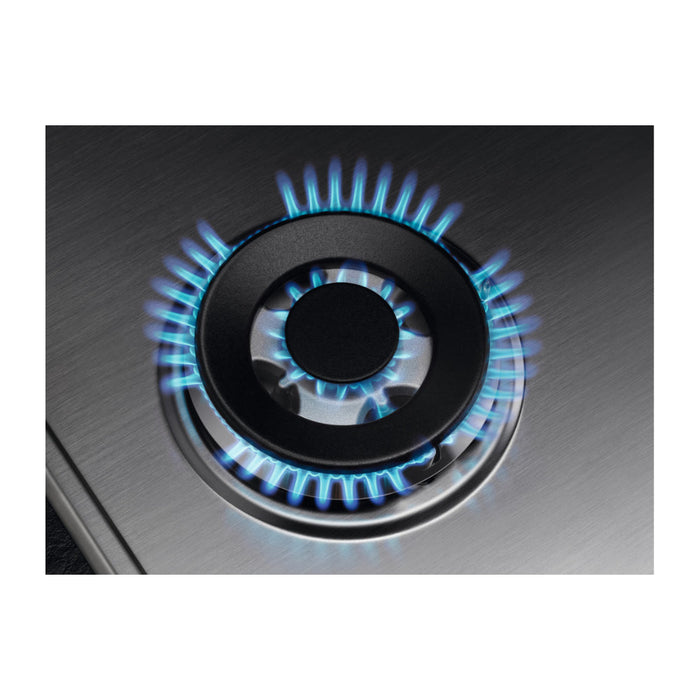 AEG HGB64420YM 60cm Gas Hob - St/Steel - Unbeatable Bathrooms