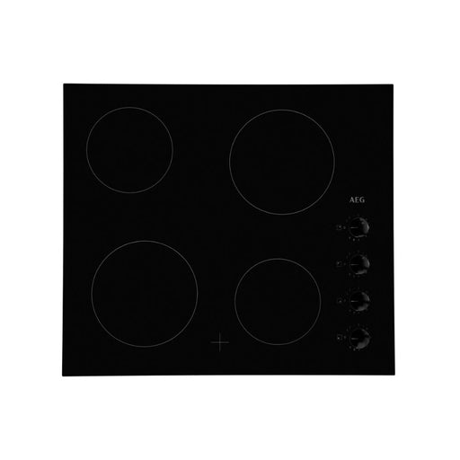 AEG HK614000CB 60cm Ceramic Hob - Black - Unbeatable Bathrooms