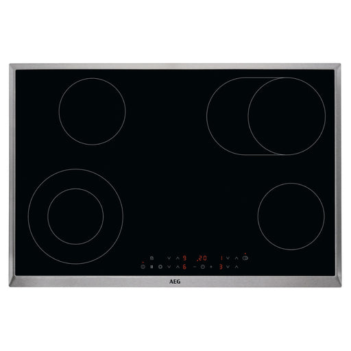 AEG HK834060XB 80cm Ceramic Hob - Black - Unbeatable Bathrooms