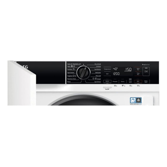 AEG L7WC84636BI B/I 8/4kg 1600rpm Washer Dryer - Unbeatable Bathrooms