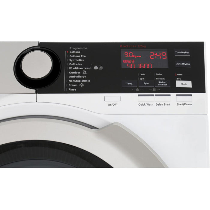 AEG L7WEE965R F/S 9kg 1600rpm Washer Dryer - White - Unbeatable Bathrooms