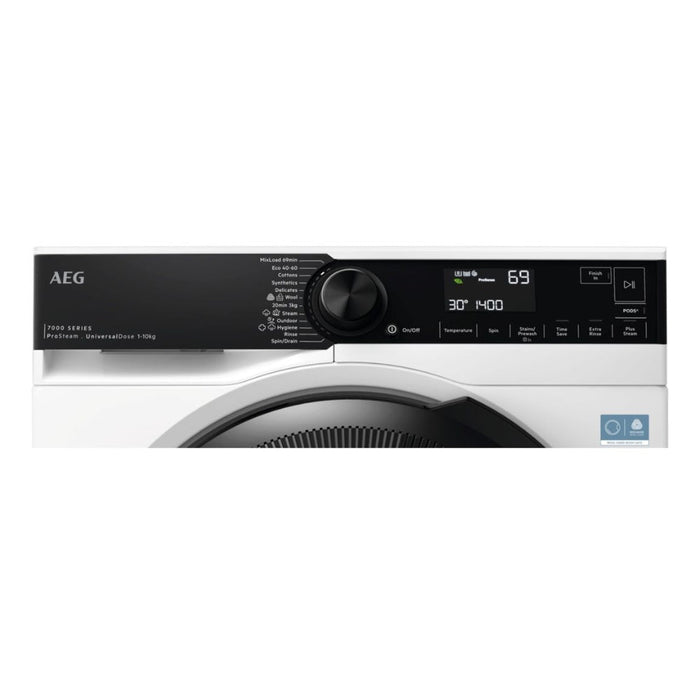 AEG LFSR74144UD F/S 10kg 1400rpm Washing Machine - White - Unbeatable Bathrooms