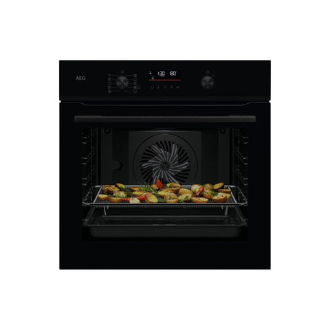 AEG NBS6P521AB Single Pyrolytic Oven - Black - Unbeatable Bathrooms