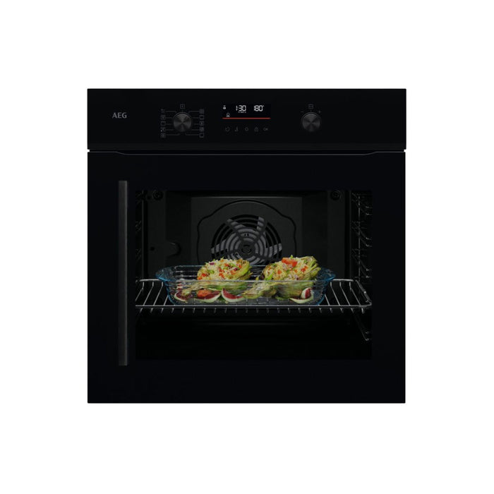 AEG NBU5P401LB Single Pyrolytic Oven - Black - Unbeatable Bathrooms