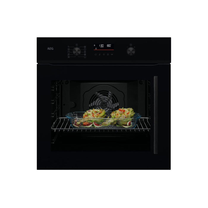 AEG NBU5P401LB Single Pyrolytic Oven - Black - Unbeatable Bathrooms