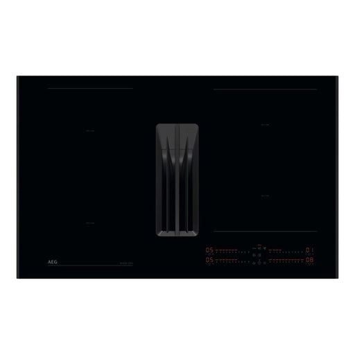 AEG NCH84C23AB 80cm Venting Induction Hob - Black Glass - Unbeatable Bathrooms