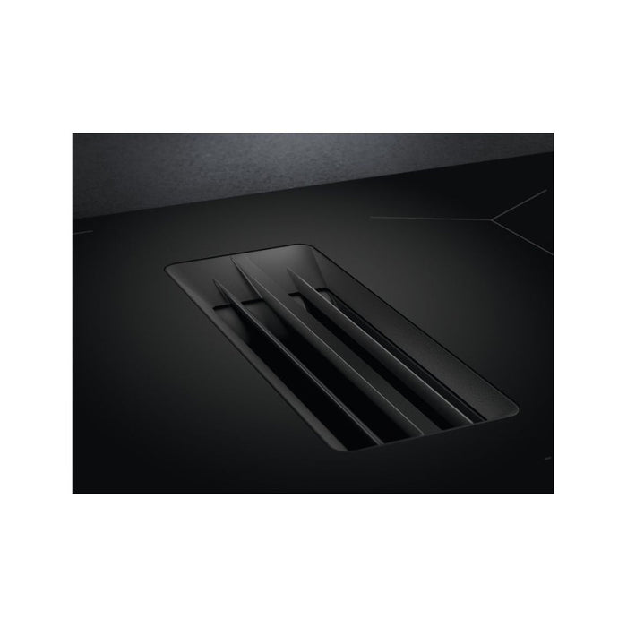 AEG NCH84C23AB 80cm Venting Induction Hob - Black Glass - Unbeatable Bathrooms