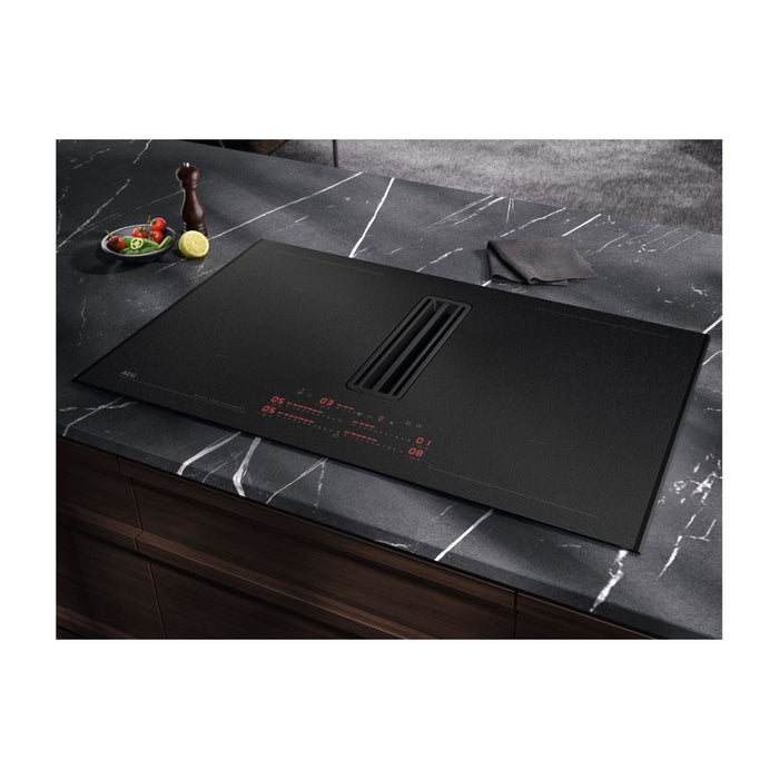 AEG NCP84C01AZ 83cm Venting Induction Hob - SaphirMatt - Unbeatable Bathrooms
