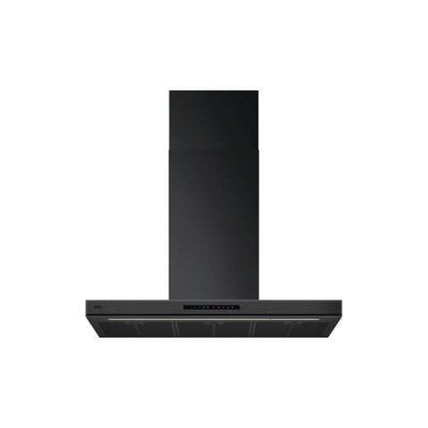 AEG NDB9791AT 90cm Flat Box Chimney Hood - Matt Black - Unbeatable Bathrooms