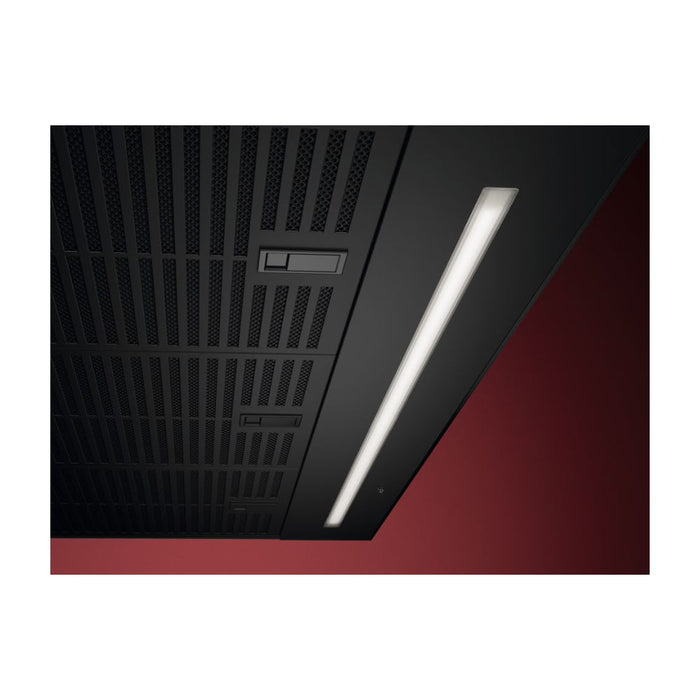 AEG NDB9791AT 90cm Flat Box Chimney Hood - Matt Black - Unbeatable Bathrooms