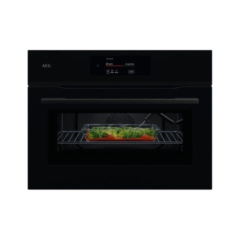 AEG NKK8N721B Compact Electric Oven - Black - Unbeatable Bathrooms