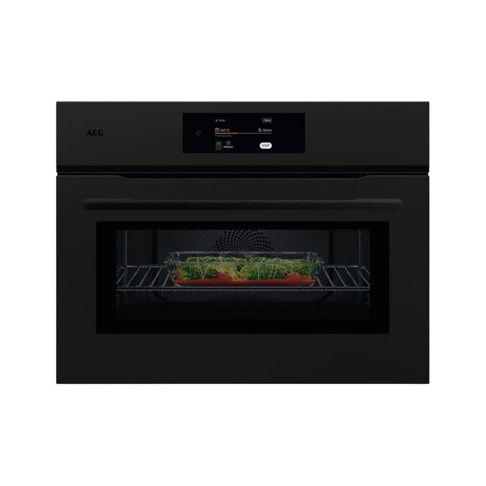 AEG NKK8N721T Compact Electric Oven - Matt Black - Unbeatable Bathrooms