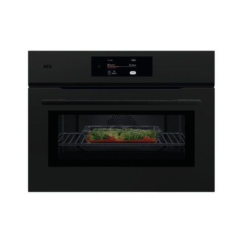 AEG NKK8N721T Compact Electric Oven - Matt Black - Unbeatable Bathrooms