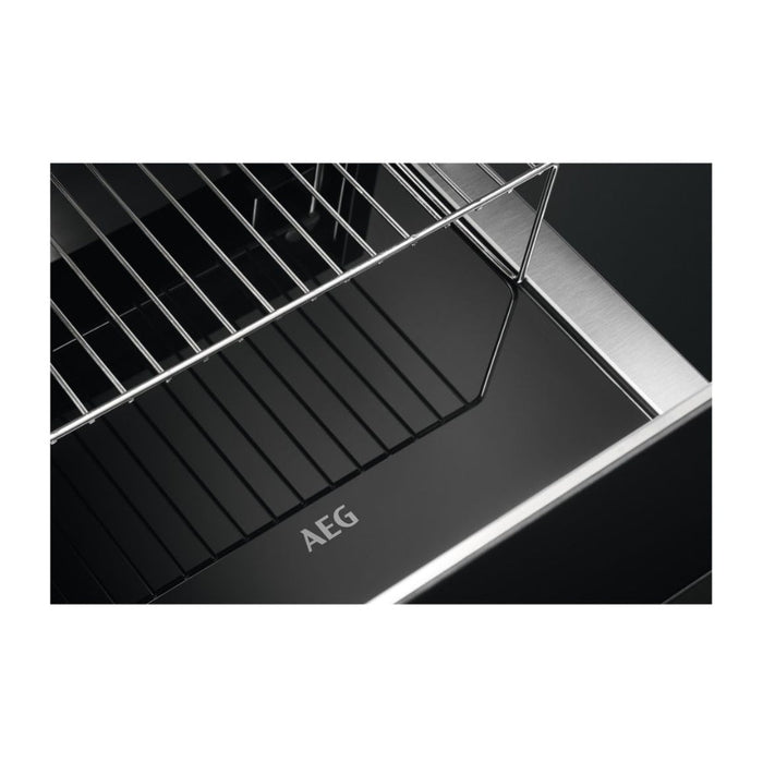 AEG OD8K21B 29cm Warming Drawer - Black - Unbeatable Bathrooms