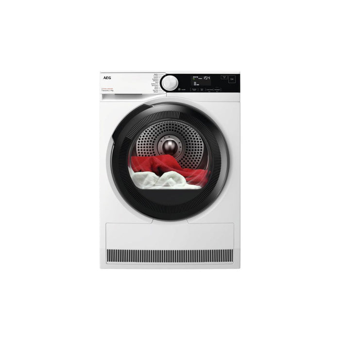 AEG TR739G4B F/S 9kg Heat Pump Condenser Dryer - White - Unbeatable Bathrooms