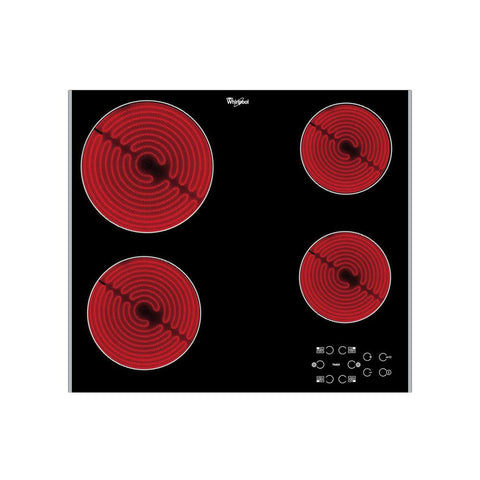 Whirlpool AKT 8090 LX 60cm Ceramic Hob - Black - Unbeatable Bathrooms