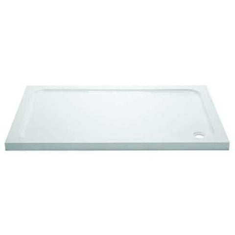 April Slimline 1000 x 760mm Rectangle Shower Tray Inc Waste ( x 20 ) - Unbeatable Bathrooms