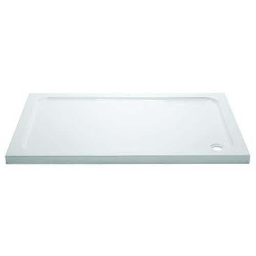 April Slimline 1000 x 760mm Rectangle Shower Tray Inc Waste ( x 10 ) - Unbeatable Bathrooms