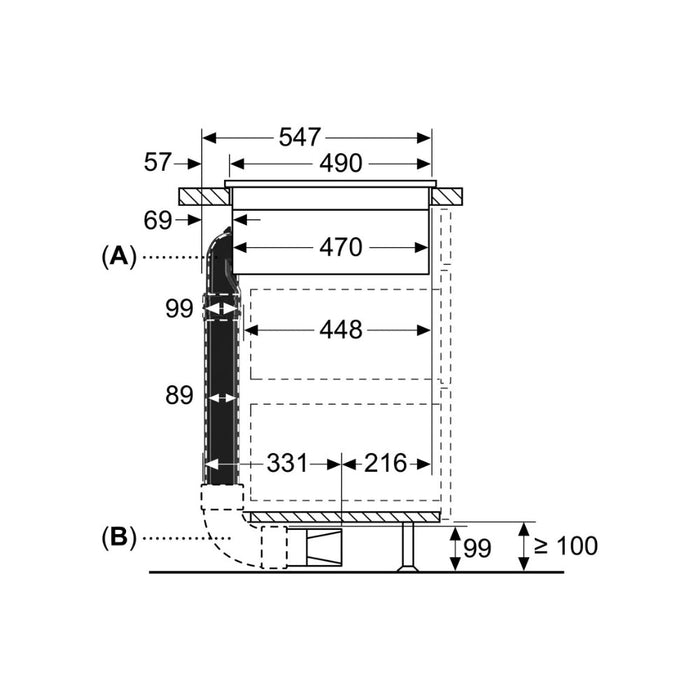 Bosch HEZ9VDKE1 Exhaust Starter Kit - Unbeatable Bathrooms