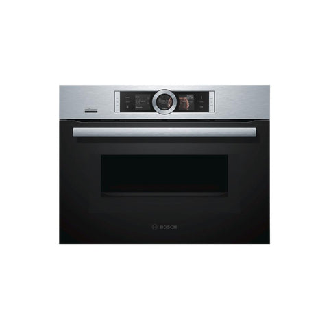 Bosch Serie 8 CMG676BS6B Built In Compact Pyrolytic Oven & Microwave - Stainless Steel - Unbeatable Bathrooms
