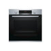Bosch Serie 4 HBS573BS0B Built In Single Pyrolytic Oven - Stainless Steel - Unbeatable Bathrooms