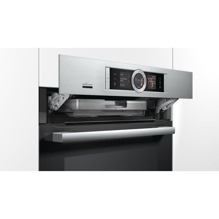 Bosch Serie 8 CSG656BS7B Built In Compact Oven w/Steam - Stainless Steel - Unbeatable Bathrooms