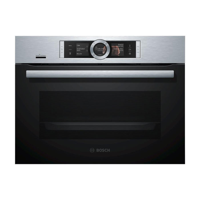 Bosch Serie 8 CSG656BS7B Built In Compact Oven w/Steam - Stainless Steel - Unbeatable Bathrooms