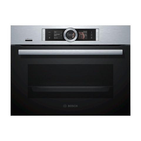 Bosch Serie 8 CSG656BS7B Built In Compact Oven w/Steam - Stainless Steel - Unbeatable Bathrooms
