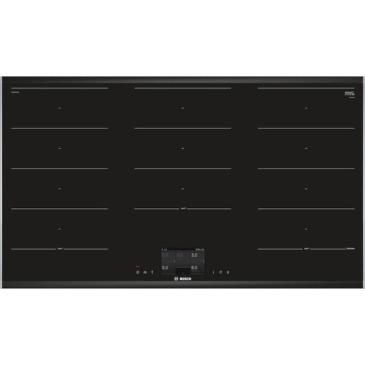 Bosch Serie 8 PXX975KW1E 90cm Flex Induction Hob - Black Glass - Unbeatable Bathrooms