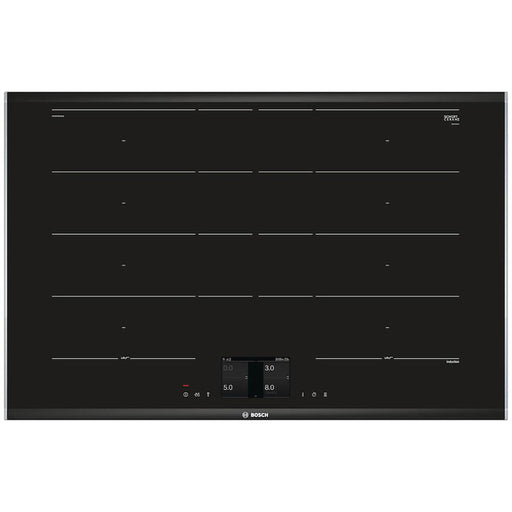Bosch Serie 8 PXY875KW1E 80cm Flex Induction Hob - Black Glass - Unbeatable Bathrooms