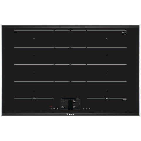 Bosch Serie 8 PXY875KW1E 80cm Flex Induction Hob - Black Glass - Unbeatable Bathrooms