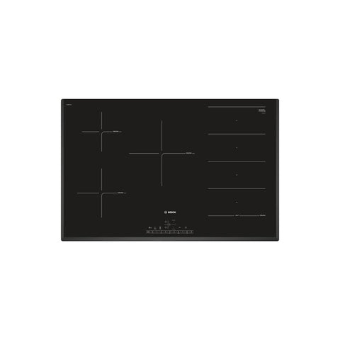Bosch Serie 6 PXV851FC1E 80cm Flex Induction Hob - Black - Unbeatable Bathrooms