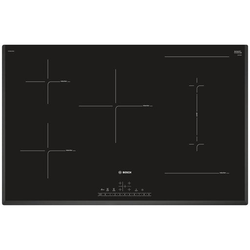 Bosch Serie 6 PVW851FB5E 80cm Induction Hob - Black Glass - Unbeatable Bathrooms
