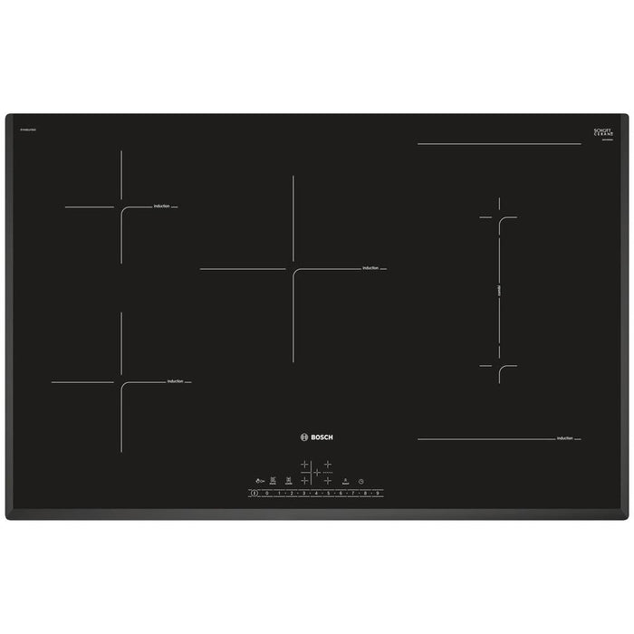 Bosch Serie 6 PVW851FB5E 80cm Induction Hob - Black Glass - Unbeatable Bathrooms