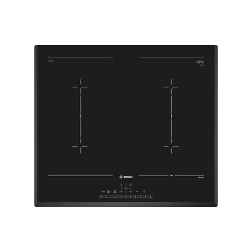 Bosch Serie 6 PVQ651FC5E 60cm Induction Hob - Black Glass - Unbeatable Bathrooms
