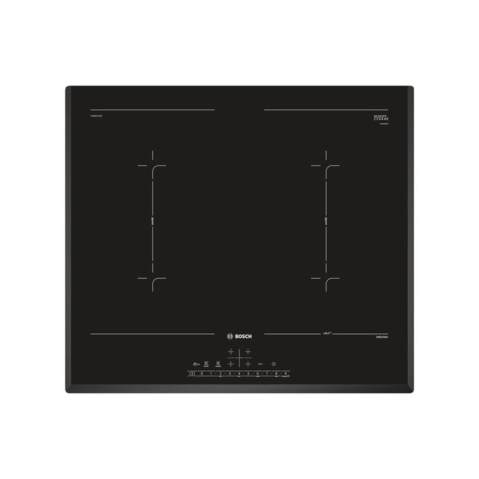 Bosch Serie 6 PVQ651FC5E 60cm Induction Hob - Black Glass - Unbeatable Bathrooms