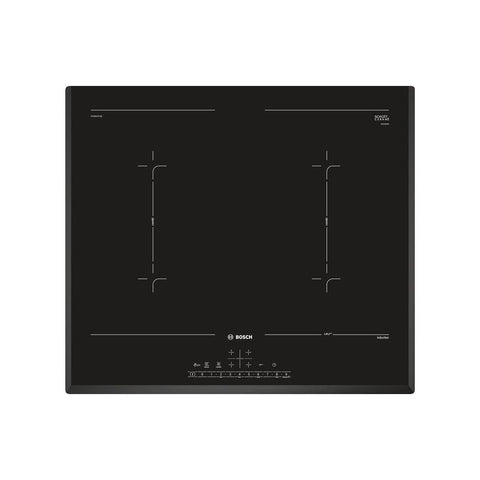 Bosch Serie 6 PVQ651FC5E 60cm Induction Hob - Black Glass - Unbeatable Bathrooms