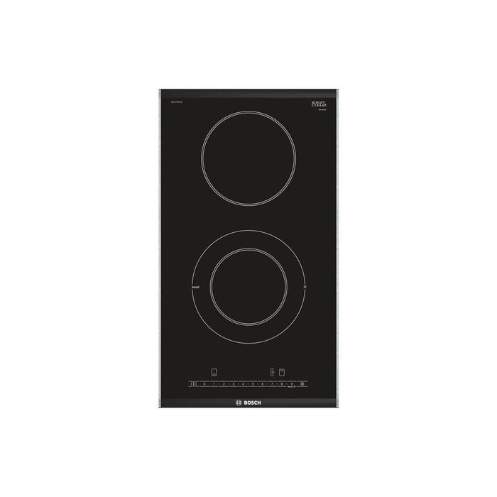 Bosch Serie 6 PKF375FP1E 30cm Ceramic Domino Hob - Black - Unbeatable Bathrooms