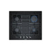 Bosch Serie 6 PPP6A6B90 60cm Gas Hob - Black Glass - Unbeatable Bathrooms
