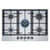 Bosch Serie 6 PCQ7A5B90 75cm Gas Hob - Stainless Steel - Unbeatable Bathrooms