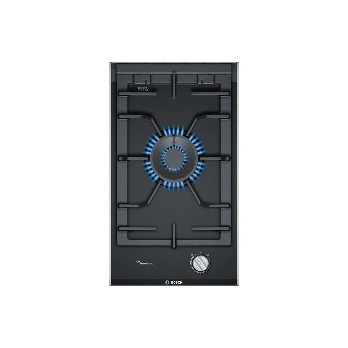 Bosch Serie 8 PRA3A6B70 30cm Domino Gas Wok Hob - Black - Unbeatable Bathrooms
