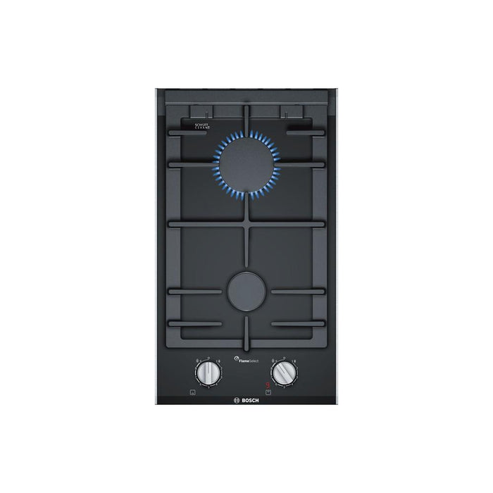 Bosch Serie 8 PRB3A6D70 30cm Domino Gas Hob - Black - Unbeatable Bathrooms
