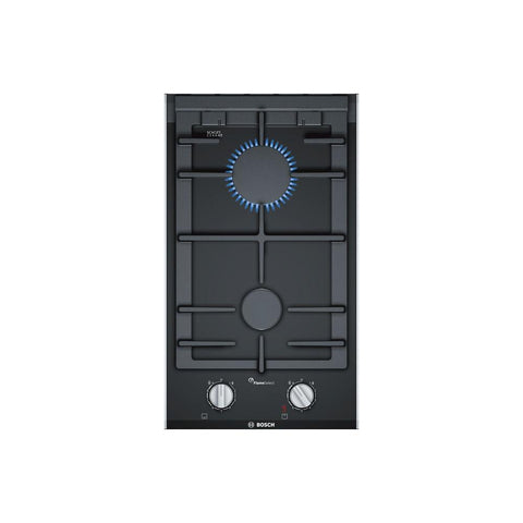Bosch Serie 8 PRB3A6D70 30cm Domino Gas Hob - Black - Unbeatable Bathrooms