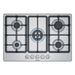 Bosch Serie 4 PGQ7B5B90 75cm Gas Hob - Stainless Steel - Unbeatable Bathrooms