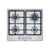 Bosch Serie 4 PGP6B5B90 60cm Gas Hob - Stainless Steel - Unbeatable Bathrooms