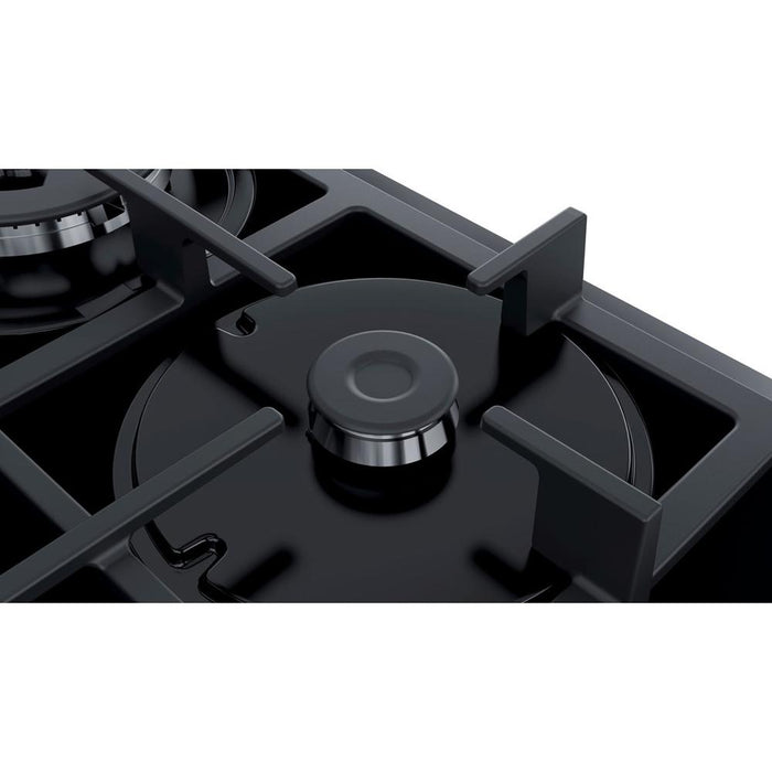 Bosch Serie 4 PNP6B6B90 60cm Gas On Glass Hob - Black Glass - Unbeatable Bathrooms