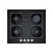 Bosch Serie 4 PNP6B6B90 60cm Gas On Glass Hob - Black Glass - Unbeatable Bathrooms