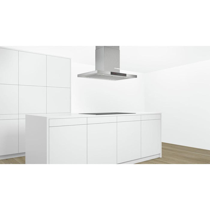 Bosch Serie 6 DIB98JQ50B 90cm Island Hood - Stainless Steel - Unbeatable Bathrooms