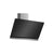 Bosch Serie 8 DWK98PR60B 90cm Angled Glass Chimney Hood - Black - Unbeatable Bathrooms